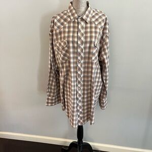 Roper size 3 extra large cowboy Rodeo shirt with pearl buttons